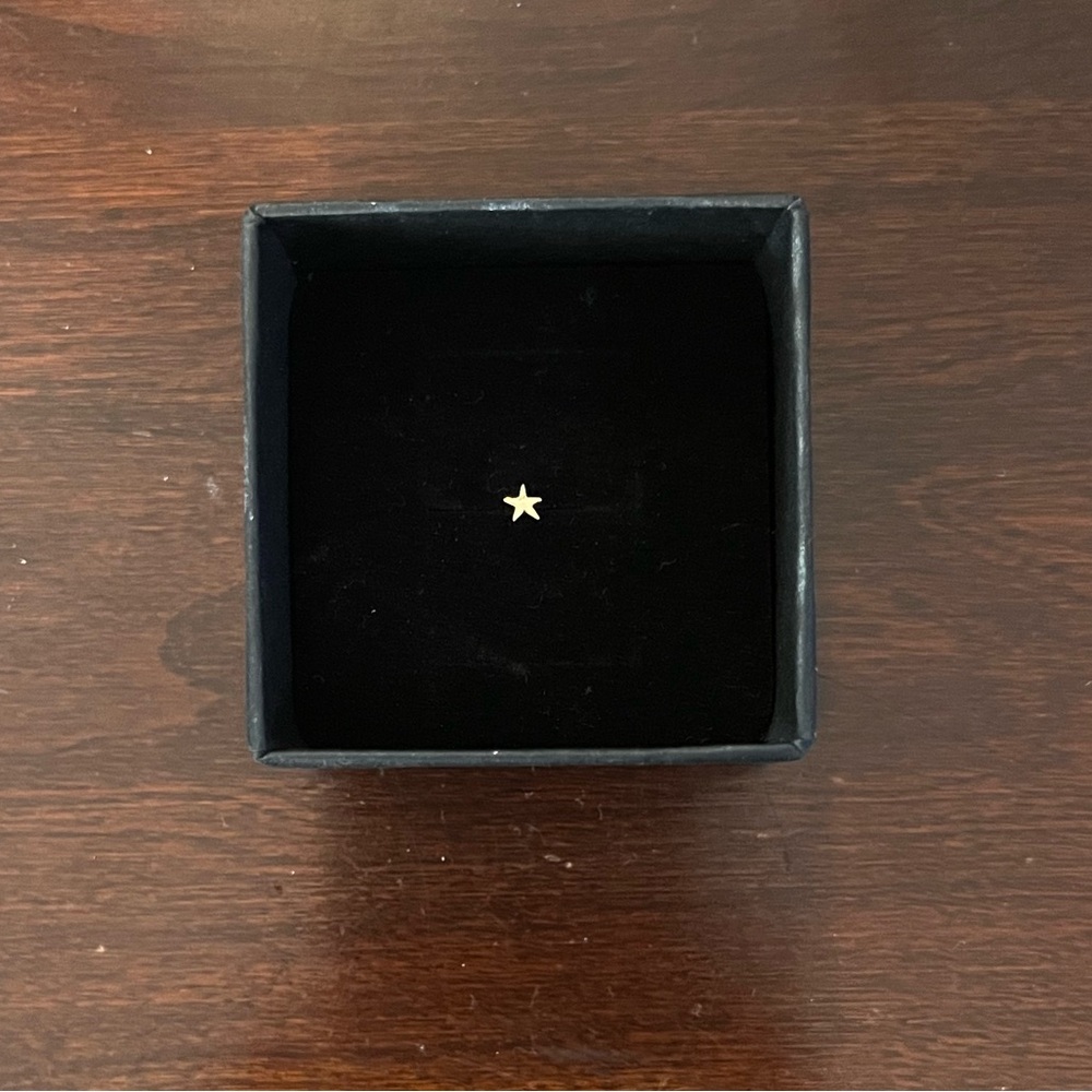 Catbird Gold Star Earring